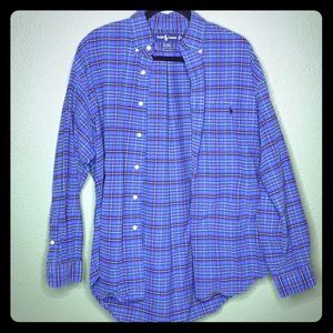 Ralph Lauren Size Medium Plaid Long Sleeve